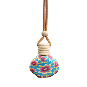 Polymer <b>Clay</b> Car Decoration Air Freshener Glass Perfume Hanging Diffuser Bottle - Product Image 1