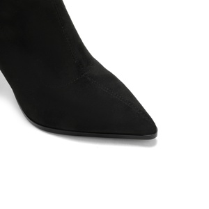 Bottines à talon aiguille à bout pointu pour femmes, chaussures en <span class=keywords><strong>daim</strong></span> avec sangle à boucle pour les soirées, les rendez-vous galants et les sorties nocturnes - Product Image 4
