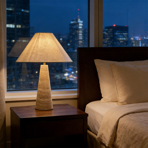 โคมไฟตั้งโต๊ะหินอ่อนสีเหลืองสำหรับตกแต่งบ้านสไตล์โมเดิร์น - Product Image 3