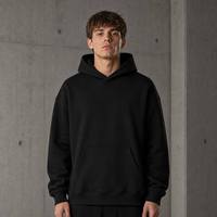 Sweat-shirts à capuche personnalisés en molleton de coton épais, coupe oversize, épaules tombantes, vierges, pour marque de streetwear