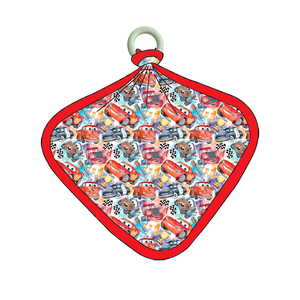 Hộp quà bí ẩn dành cho thú bông mềm mại cho bé sơ sinh với họa tiết động vật hoa văn ngẫu nhiên, khăn yếm bằng sợi tre cho bé trai bé gái - Product Image 4