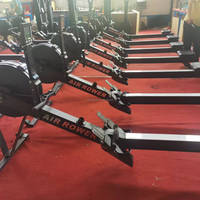 Rameur pliable à domicile pour salle de sport Rameur pneumatique commercial Équipement de gymnastique Rameur pneumatique pour salle de sport Rameur pneumatique pour écran