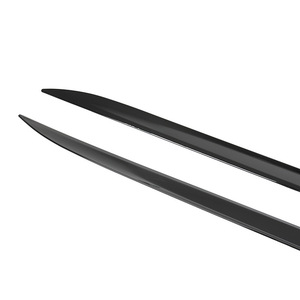 Jupes latérales noires en ABS pour BMW G22, installation avec ruban adhésif 3M, pour coupé 2 portes Série 4 (2020-2023) - Product Image 3