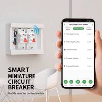 GEYA TUYA WiFi Smart MCB Mini disjoncteur intelligent, interrupteurs à commande à distance mobiles, protection contre les surcharges et les courts-circuits, interrupteur intelligent