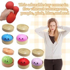 Food Steamer <b>Desk</b> <b>Toys</b> Giant Glitter Dumpling Colorful Dumplings Stress Balls Fidget Sensory <b>Toy</b> Dumpling Squishy <b>Toy</b> Dumpling - Product Image 2