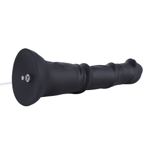 Dildo in Silicone Nero Hismith Taglia L 11,2" con Lunghezza Inseribile di 10,2" e Sistema KlicLok per Piacere Anale, Giocattoli per Adulti all'Ingrosso - Product Image 2