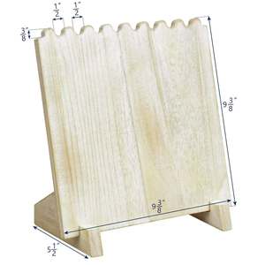 ชั้นวางเครื่องประดับไม้สีขาวสไตล์เรโทร สำหรับจัดระเบียบบนโต๊ะ ใช้เก็บสร้อยคอ กำไลข้อมือ ถาดใส่เครื่องประดับไม้แท้ รุ่น LY12021 - Product Image 5