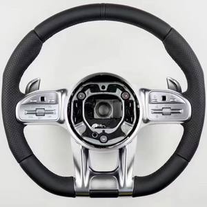 Volant en carbone noir brillant personnalisé Volante pour <span class=keywords><strong>Mercedes</strong></span> Benz W204 W205 W207 W211 W212 W213 W221 W222 GLS CLS C63 AMG <span class=keywords><strong>GT</strong></span> - Product Image 3