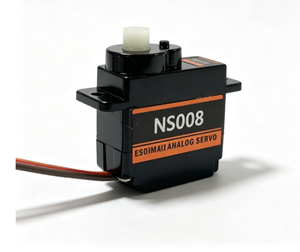 Servo analógico NS008 de 9.4g con engranajes de plástico, 4.8-6VDC, 2kg/cm, mini servo para avión RC, coche RC, modelo de robot. - Product Image 1