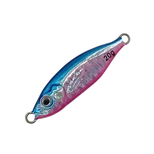 LF232-LEAD FISH 20g/30g/40g/60g Artificial Jigging Lure High Quality Boat Fishing Lure Tuna Fishing Lure Glow Metal Jig For Sale