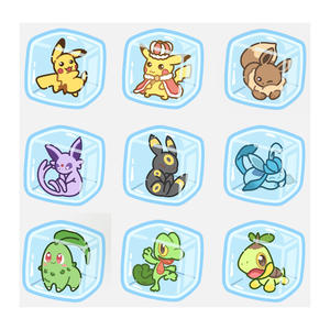 PY Mini Cubos de Hielo Magnéticos, Muñeco Elfo Coleccionable, Distribuidor de Tarjetas Pokémon, Paquete Navideño Pokémon, Juego de Mesa de Regalo - Product Image 5