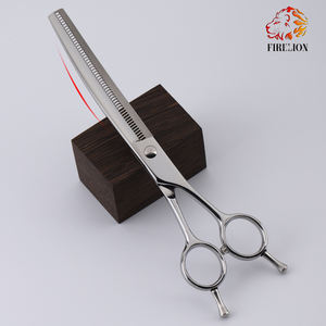 FIRELION 7.5 pollici 440C acciaio Pet Groomer forbici curve forbici diradamento per cane - Product Image 4