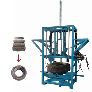 Ce chứng nhận thủy lực lốp tăng gấp đôi Ba Máy tái chế Lốp xe tải Báo Chí thiết bị đóng Gói Một năm bảo hành lốp Changers - Product Image 1