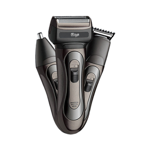 Nouvelle conception Rasoir électrique rechargeable 3 en 1 avec couteau à barbe et rasoir Rechargeable par USB pour hommes - Utilisation domestique et hôtelière - Product Image 1