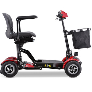 Scooter eléctrico de movilidad plegable de 4 ruedas para adultos y ancianos con motor de escobillas y capacidad de subida de 15 grados - Product Image 4