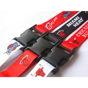 卸売ポリエステル製ジュービレバックル安全分離バックル熱転写ロゴ入りランヤード<span class=keywords><strong>NBA</strong></span>延長チームスポーツランヤード - Product Image 3