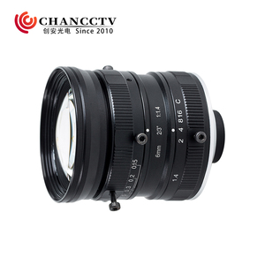 Objectif de vision industrielle CH677A 6 mm <span class=keywords><strong>2</strong></span>/<span class=keywords><strong>3</strong></span>" 5MP à monture C/CS |   F1.4-F16 <1% de distorsion, 73.5 °   Objectif industriel à champ de vision large et mise au point rapprochée de 0,1 m - Product Image 3