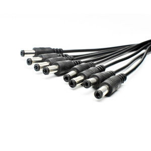 Tùy chỉnh DC nữ để nam đầu ra Power <span class=keywords><strong>Splitter</strong></span> Cáp 5.5x2.1 MÉT 2.5 mét Y <span class=keywords><strong>Adapter</strong></span> cho CCTV phụ kiện - Product Image 3