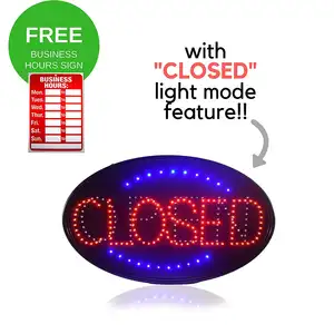 Hersteller Hot Selling Led Werbung Business Signs LED Open Closed Double Sign Letter Open Signs