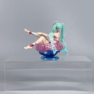 Juguetes de PVC de alta calidad juguete hermosa niña Hatsunee Mikuu sentado postura <span class=keywords><strong>Anime</strong></span> figuras coleccionables modelo juguete Decoración - Product Image 5