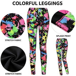 Kit de Costume Années <span class=keywords><strong>80</strong></span> pour <span class=keywords><strong>Femme</strong></span> : T-<span class=keywords><strong>shirt</strong></span>, Sac Banane, Leggings – Tenue Rétro pour Fête Cosplay en Polyester, Lavable en Machine - Product Image 4