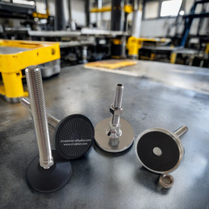 <span class=keywords><strong>Pieds</strong></span> de réglage réglables en acier inoxydable, personnalisés, zingués, pour mobilier d'hôpital et d'extérieur, qualité industrielle supérieure - Product Image 5