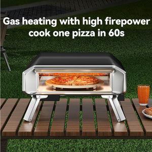 Nuovo <span class=keywords><strong>Forno</strong></span> per <span class=keywords><strong>Pizza</strong></span> a Gas Portatile da 16 Pollici per Uso Commerciale e Domestico con <span class=keywords><strong>Pietra</strong></span> Rotante, Facile da Usare, per Farina/Frutta/Latte - Product Image 3