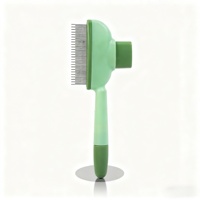 Brosse Éco-Responsable Anti-Puces pour Poils de Chat et Chien, Outil de Toilettage Multifonction à Dents Fines en Plastique pour Chats et Chiens, Utilisation Quotidienne