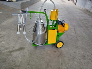 <strong>Farm</strong> Equipment Stainless Single Bucket Cow <strong>Milking</strong> <strong>Machine</strong> with 25L Stainless Milk Bucket - Product Image 6