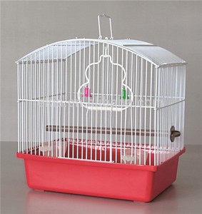 Pájaro jaula portátil de acero inoxidable de loro esquina jaula aves canarias pájaro jaula de cría - Product Image 1