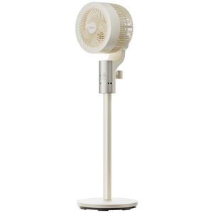 Ventilador Circulador de Aire Whin de 13/17.9 Pulgadas con Control por Voz, Ventilador Eléctrico de Pie con Luz, Color Albaricoque - Product Image 1