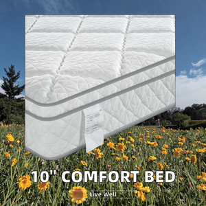 Matelas pliable compressé en boîte pour hôtel, moderne, taille complète, en mousse à mémoire de forme gel, disponible en tailles Queen, Simple et King, vente en gros - Product Image 2