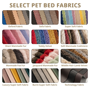 Niche <span class=keywords><strong>pour</strong></span> <span class=keywords><strong>chien</strong></span> en peluche de Noël de qualité supérieure, housse amovible et lavable, lit <span class=keywords><strong>pour</strong></span> animaux de compagnie doux et chaud <span class=keywords><strong>pour</strong></span> les fêtes - Product Image 5