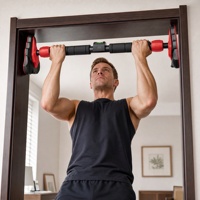 Alat Fitness Pull-Up Bar untuk di Rumah, Pemasangan di Pintu, Dapat Disesuaikan, Tanpa Perlu Pengeboran, Ukuran S/L/XL
