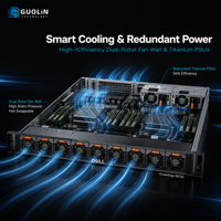 Komputasi Berkinerja Tinggi Dell PowerEdge R6725 1U AI Server Dual AMD EPYC 9005 PCIe 5.0 Server Penyimpanan NVMe Latensi Rendah