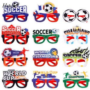 <span class=keywords><strong>2022</strong></span>กาตาร์ฟุตบอลโลกถ้วยรูปแบบฟุตบอลกระดาษแว่นตาตกแต่งผู้ใหญ่วัยรุ่นเด็กพรรคฟุตบอลพัดลมอุปกรณ์ตกแต่ง HS1189 - Product Image 1