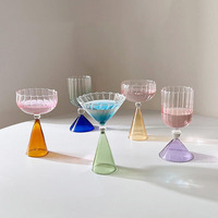 Creative Gradient Luxus Kristallglas Coupé Cocktail gläser Hochwertige Party zubehör für Ambiente für Champagner Wein kelch