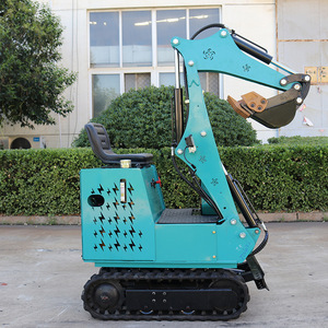 Mini-excavatrice sur chenilles EZ-09, moteur vert, rayon de braquage court, usage géologique - Product Image 2