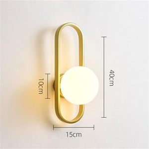 Tường đèn hardwired sconces tường ánh sáng trắng Glass <span class=keywords><strong>Shade</strong></span> Globe Tường Đèn treo tường giữa thế kỷ tường ánh sáng lịch thi đấu E27 Tường Đèn - Product Image 6