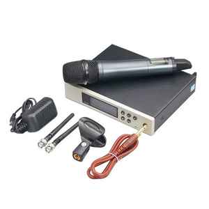 Conector XLR dinámico profesional Micrófono de mano inalámbrico para puesta en escena <span class=keywords><strong>Kareoke</strong></span> Conferencia FM Estudio Ruido - Product Image 2