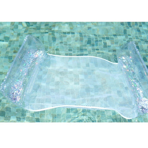 Venta caliente PVC Inflador de mano Hamaca flotante portátil Silla de aire y piscina-para adultos y niños - Product Image 6
