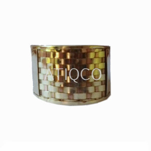 Trendy Indian <b>Copper</b> Alloy <b>Bangle</b> High Quality Antique Gold Plated Hip Hop Style Women's Bracelet Cuff - Product Image 6