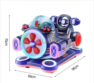 Máquina de Diversión de Monedas, Columpio Eléctrico para Niños Pequeños, Juego de Coche Balancín, Operado con Monedas, para Centros Comerciales - Product Image 6