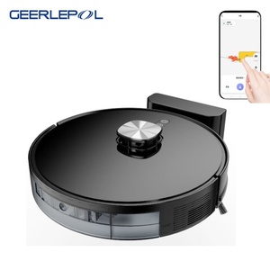 Aspirateur robot domestique intelligent Balayage de poussière sans fil pour tapis et sols durs avec fonctions de balayage et de nettoyage - Product Image 1