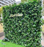 Offre Spéciale mur d'herbe avec fleurs, mur de plante verte à enrouler personnalisé avec fleur décor de fête de mariage mur de fleurs blanches