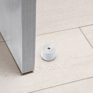 Fermaporta Maurer, da avvitare, con tappo e vite, bianco - Product Image 3