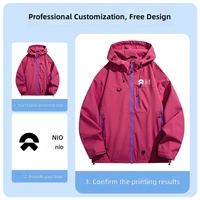 Blouson bomber fin imperméable pour le printemps, vêtements de travail pour équipes d'entreprise, tenue de groupe, vêtements d'extérieur avec logo personnalisé