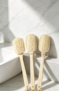 Cepillo de Baño de Lufa para Uso en Seco y Húmedo, Apto para el Cuerpo, Resistente y Duradero para el Baño Diario - Product Image 5