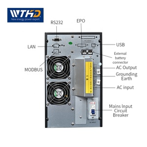 Onduleur en ligne à double conversion <span class=keywords><strong>de</strong></span> type tour à entrée simple 1 kVA 2 kVA 3 kVA 6 kVA 10 kVA 110 V 220 V 240 V 380 V pour machines industrielles - Product Image 3
