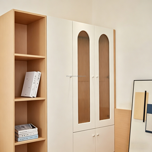 Custom Low-Priced <b>Small</b> Space Stuodio Apartment Furniture Full Set with Wood Bed Sofa Storage Cabinets Wardrobe <b>Side</b> <b>Table</b> Desk - Product Image 4